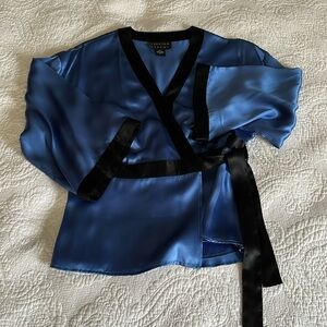 Silk kimono blouse